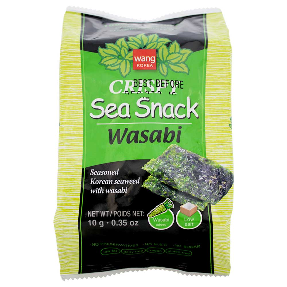 Crispy Sea Snack Wasabi Wang 10 g.